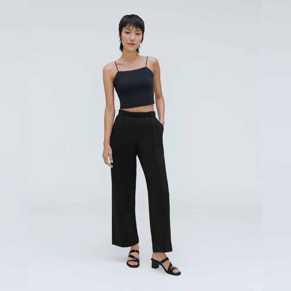 Everlane wide leg dream pants , small black NWT